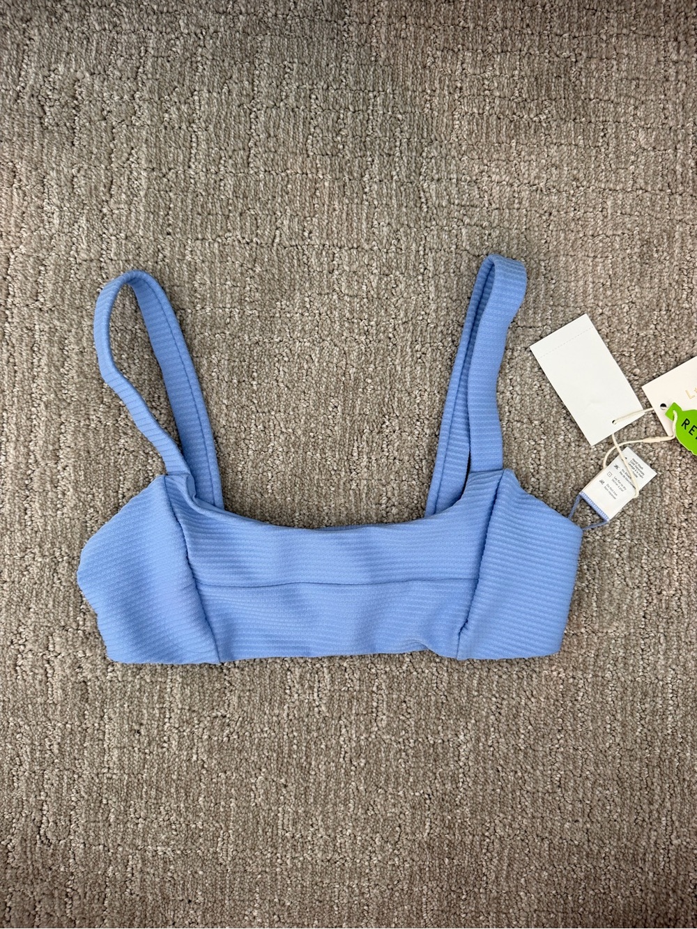 L*Space Jess Ribbed Bikini Top